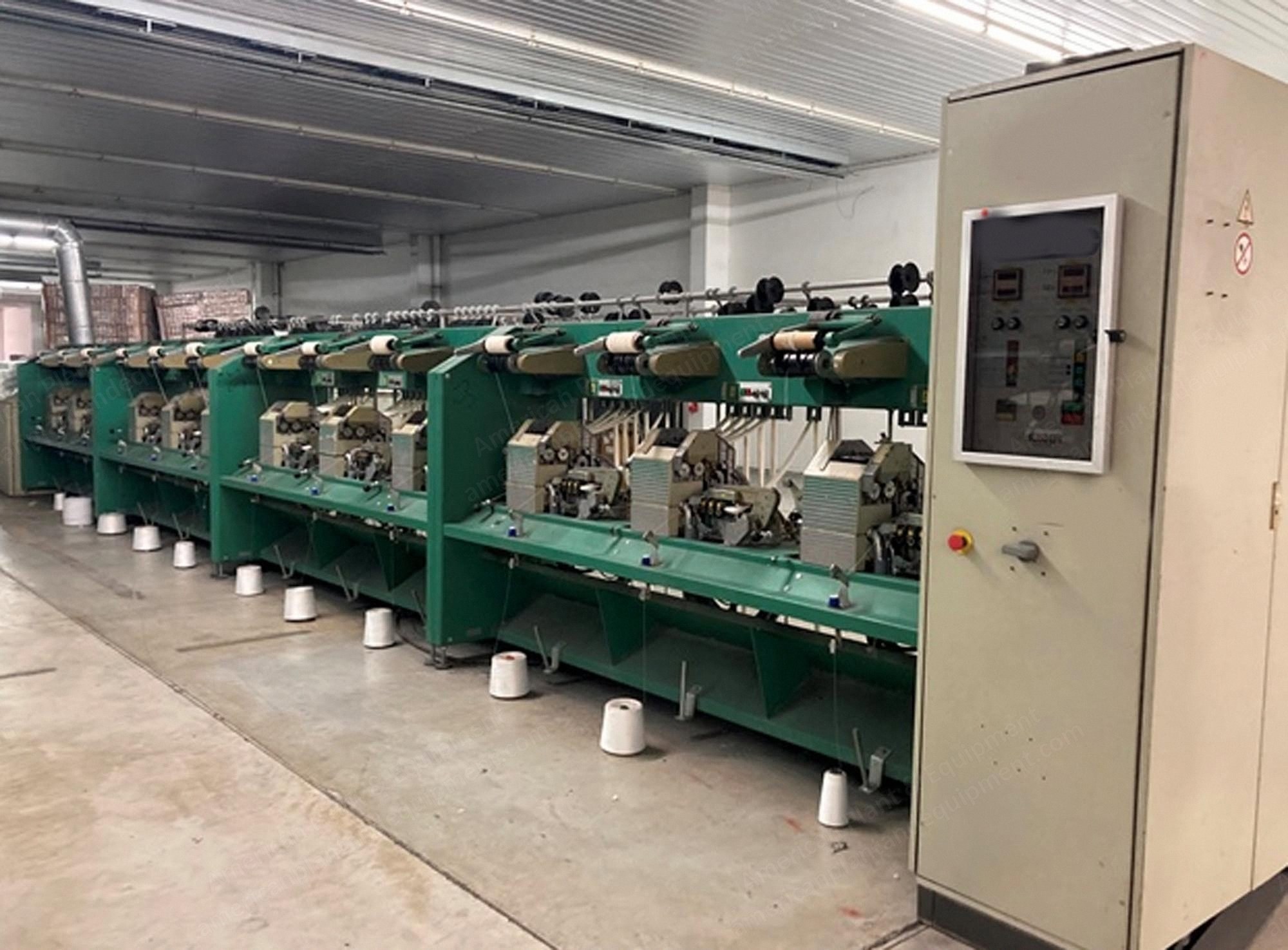 Fehrer, Dref 3, 1995/1998, Friction Spinning Machine, 12 Spindles, 6" Cylindrical Take-Up