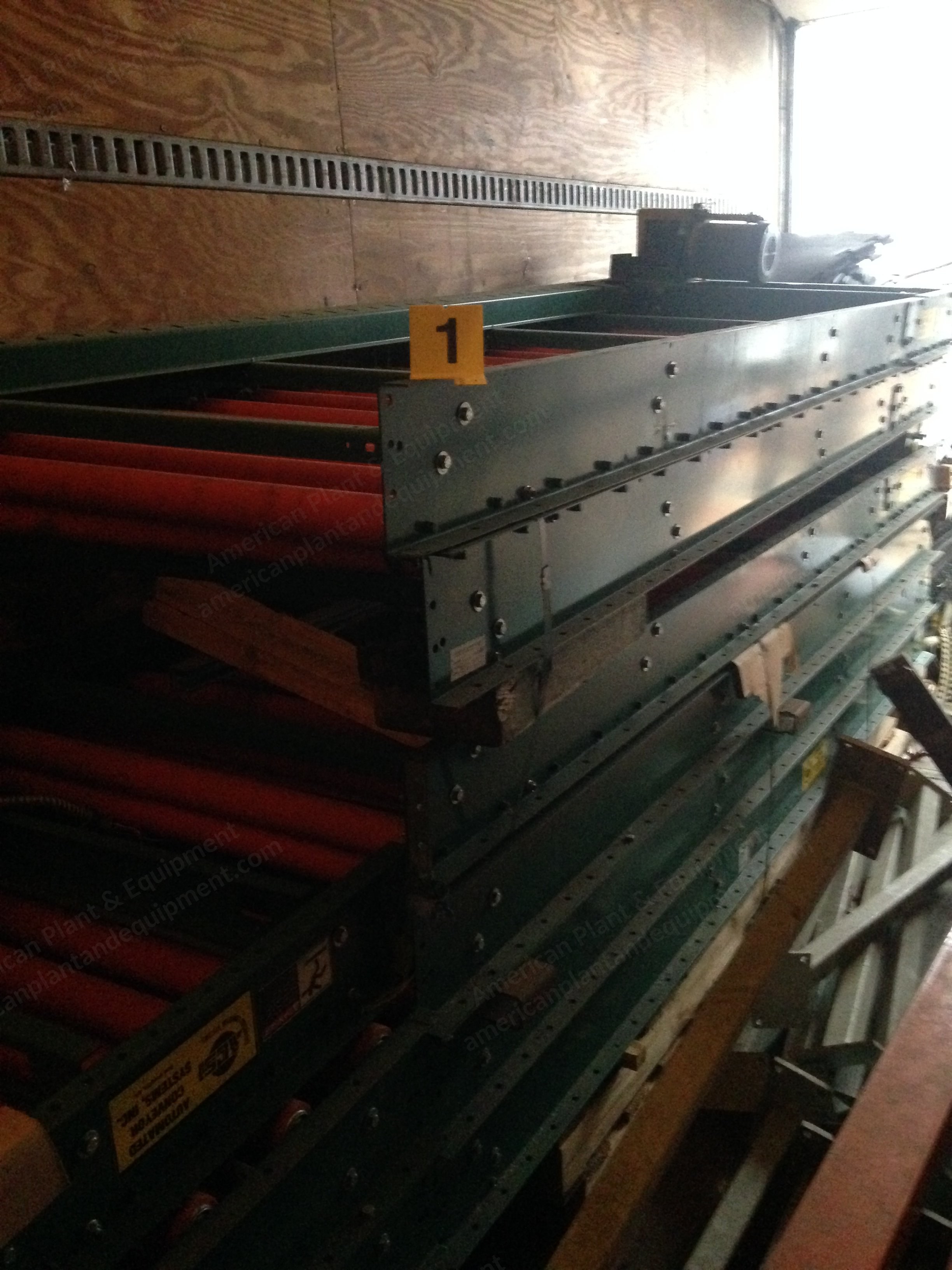 Automated Conveyor System, Conveyor Sections, 40 inch Nominal Width, 10 ft Length, 1 HP Motor