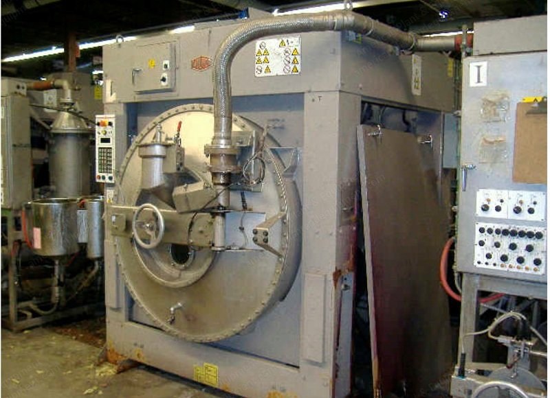 Milnor, 48036 J6P, 2001, 250 lb Capacity, Open Pocket Dye Extractor