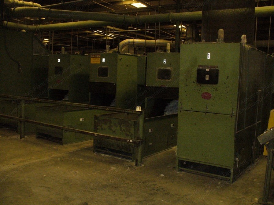 Proctor, Nonwoven Polyester Fiberfill Line, 3 Garnetts, 3 Camel Back Crosslappers, 110 inch (2800mm) Exit