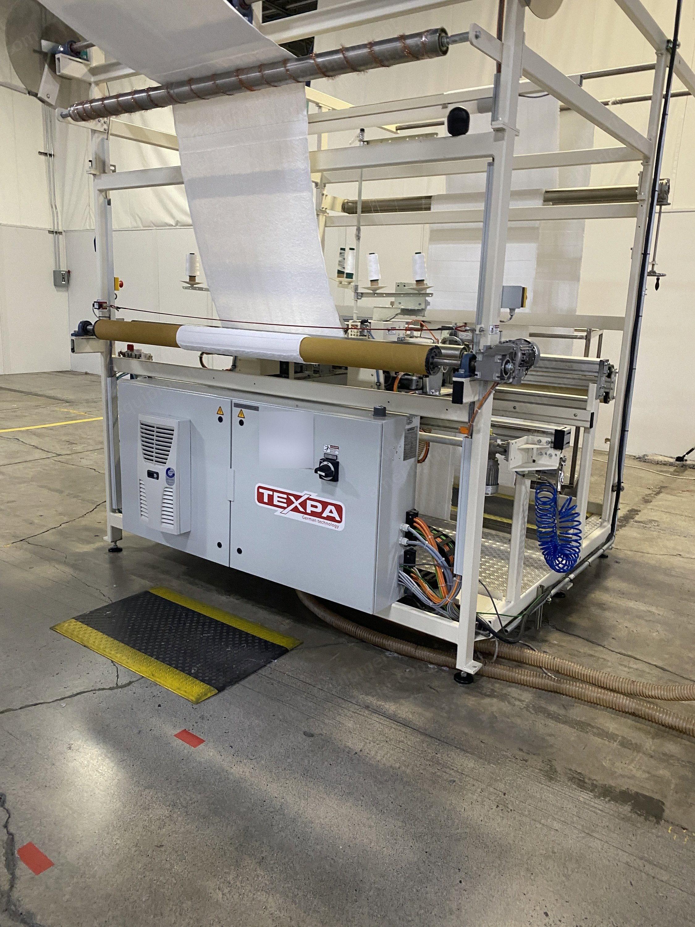 Texpa, Length Cutter-Slitter, Hemmers and Cross Cutters Line, 2018, 2800mm Working Width, 5-Unit Complete Line