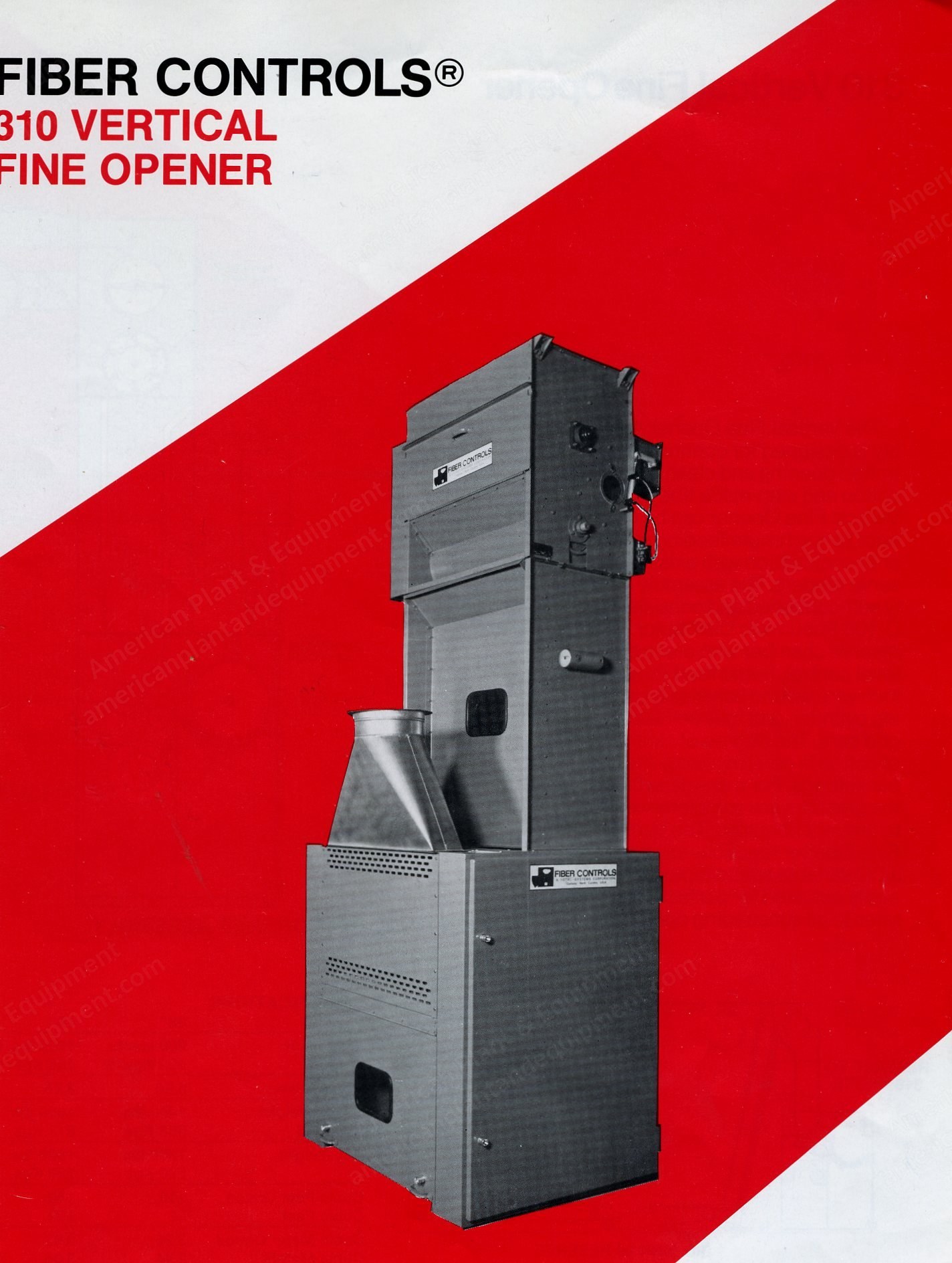 Fiber Control, 310, Fine Opener, 5 HP