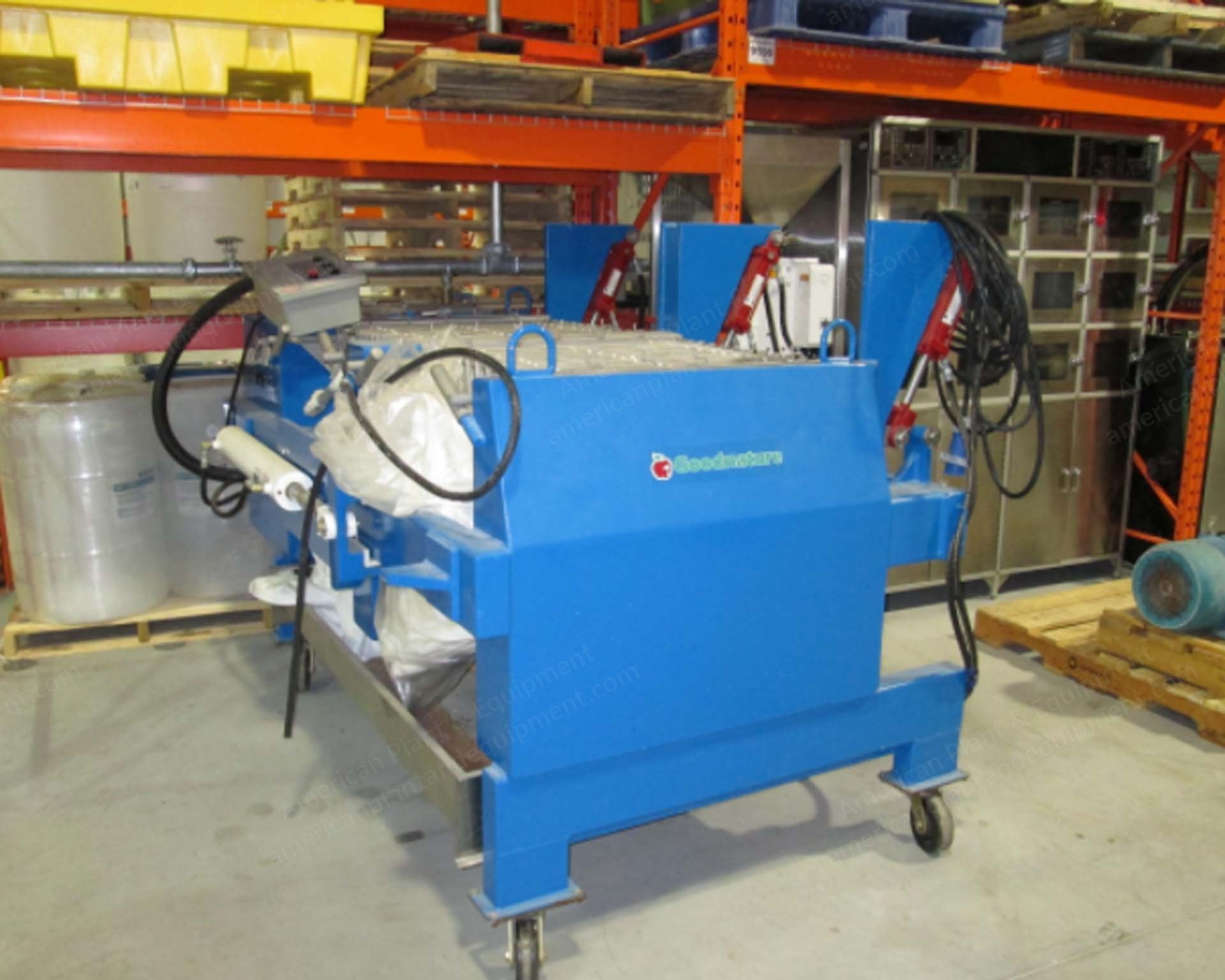 Goodnature, SX280, 2004, 450 Gallons/Hour, 2 to 3 Tons/Hour, Stainless Steel Squeezebox Plates