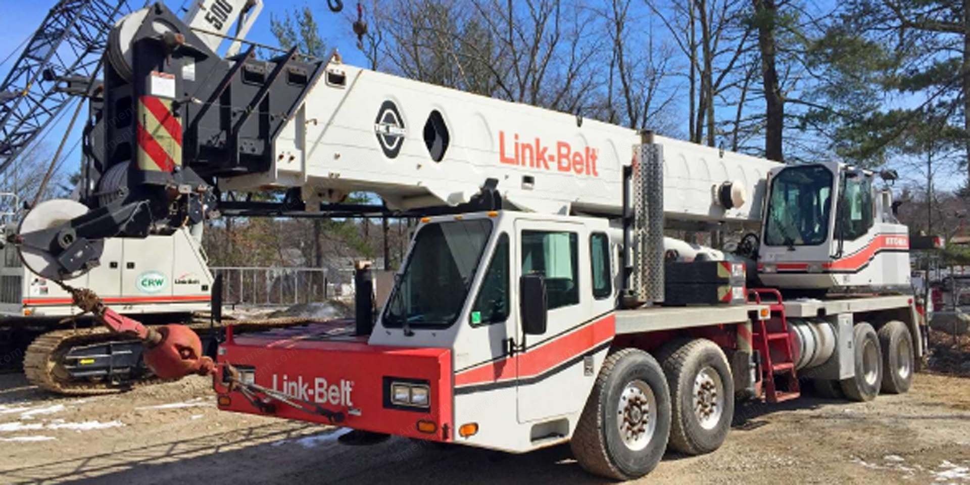 Link-Belt, HTC-8670, 1999, 70 Tons, 115' Boom, 36'-61' Jib, Truck Mounted
