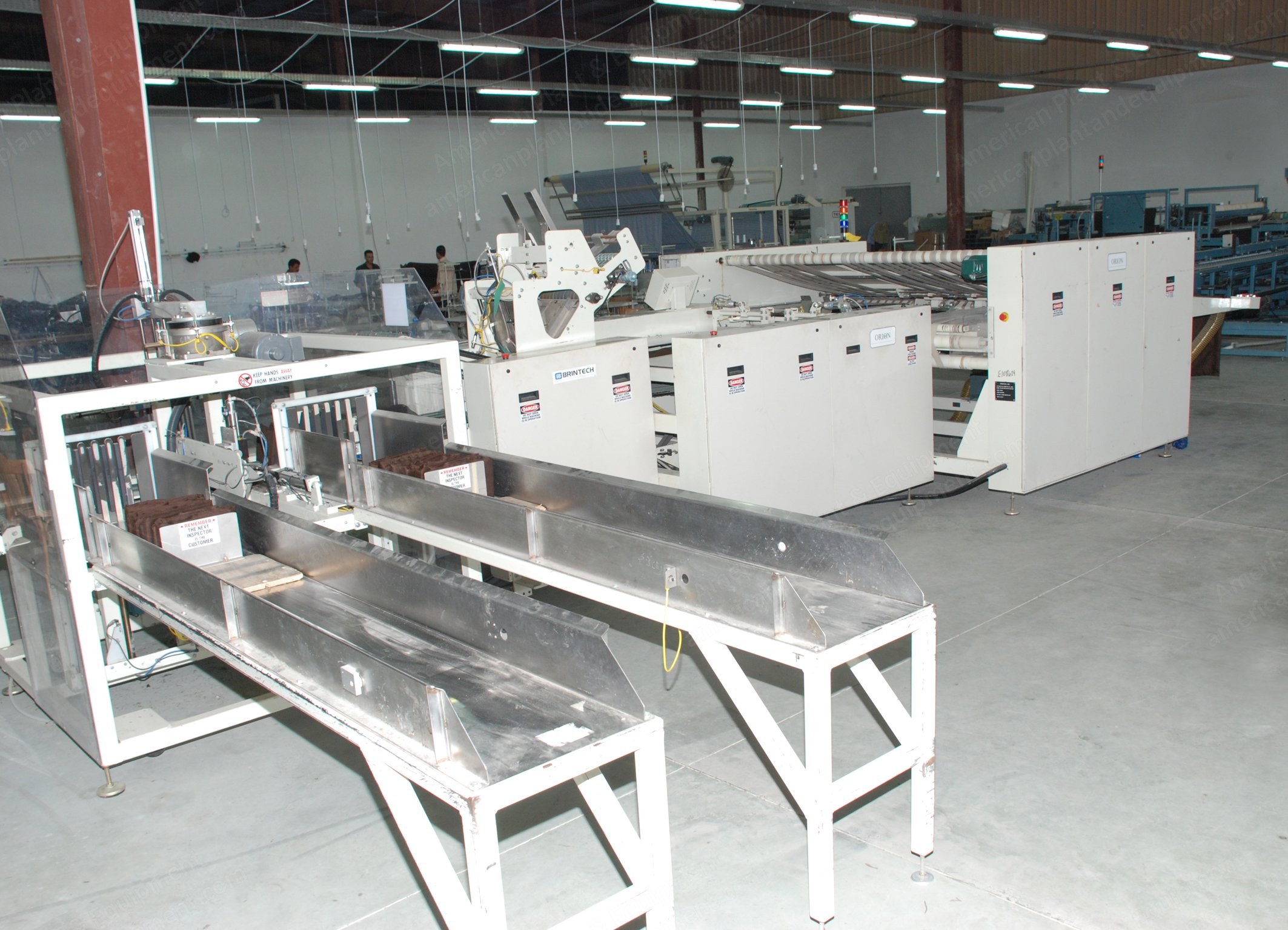 Texpa, QSNN 243-2000/1, Automatic Fitted Sheet Transfer Sewing Line, 2000mm Width