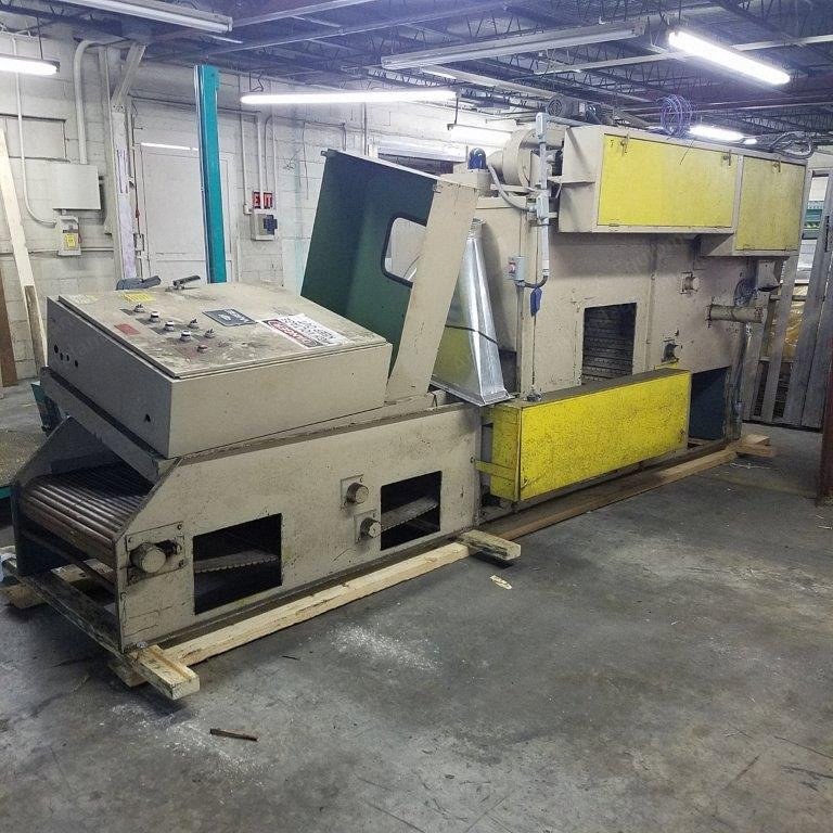 Wise, NVWO X 36, 1990, Single Nozzle Filler, 36 inch x 7 foot Hopper, 3 HP Fan