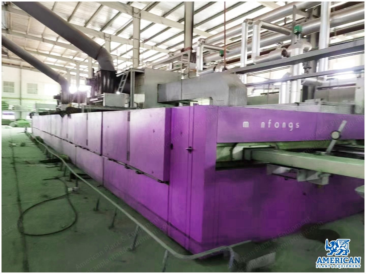 Monfongs Stenter, 2013, 2000mm Working Width, 8 Chamber, Oil Heated