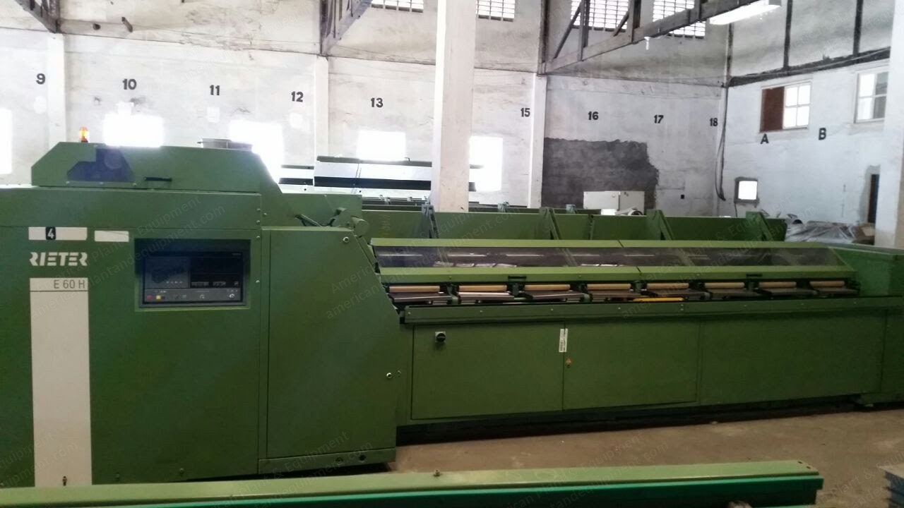 Rieter, Unilap E30 and Comber E60H, 1998, 24" Diameter