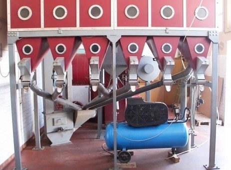 Vittoria Coffee Roaster, 60 kg, 1982, Methane Burner, with Stone Remover