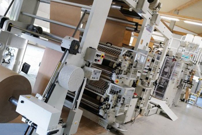Newlong, 136T + 508T, 2015, Paper Bag Machine, with 4-Color Inline Printer, Max Speed 180 pcs/min