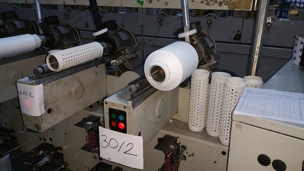 SSM, PW1, 1997, Bobbin Winding Machine, 10 Inch Traverse, 60 Spindles