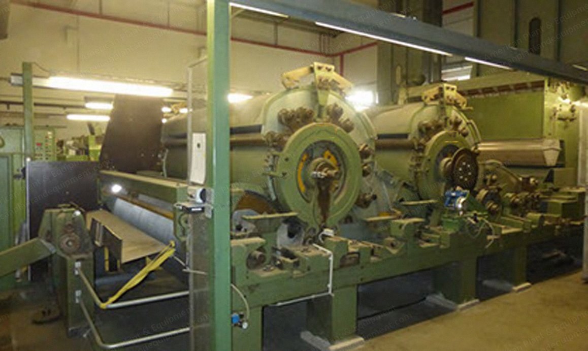 FOR, Minicard, 1980, Semi-Worsted Card, 2500mm Width, Cylinder Diameter 800mm