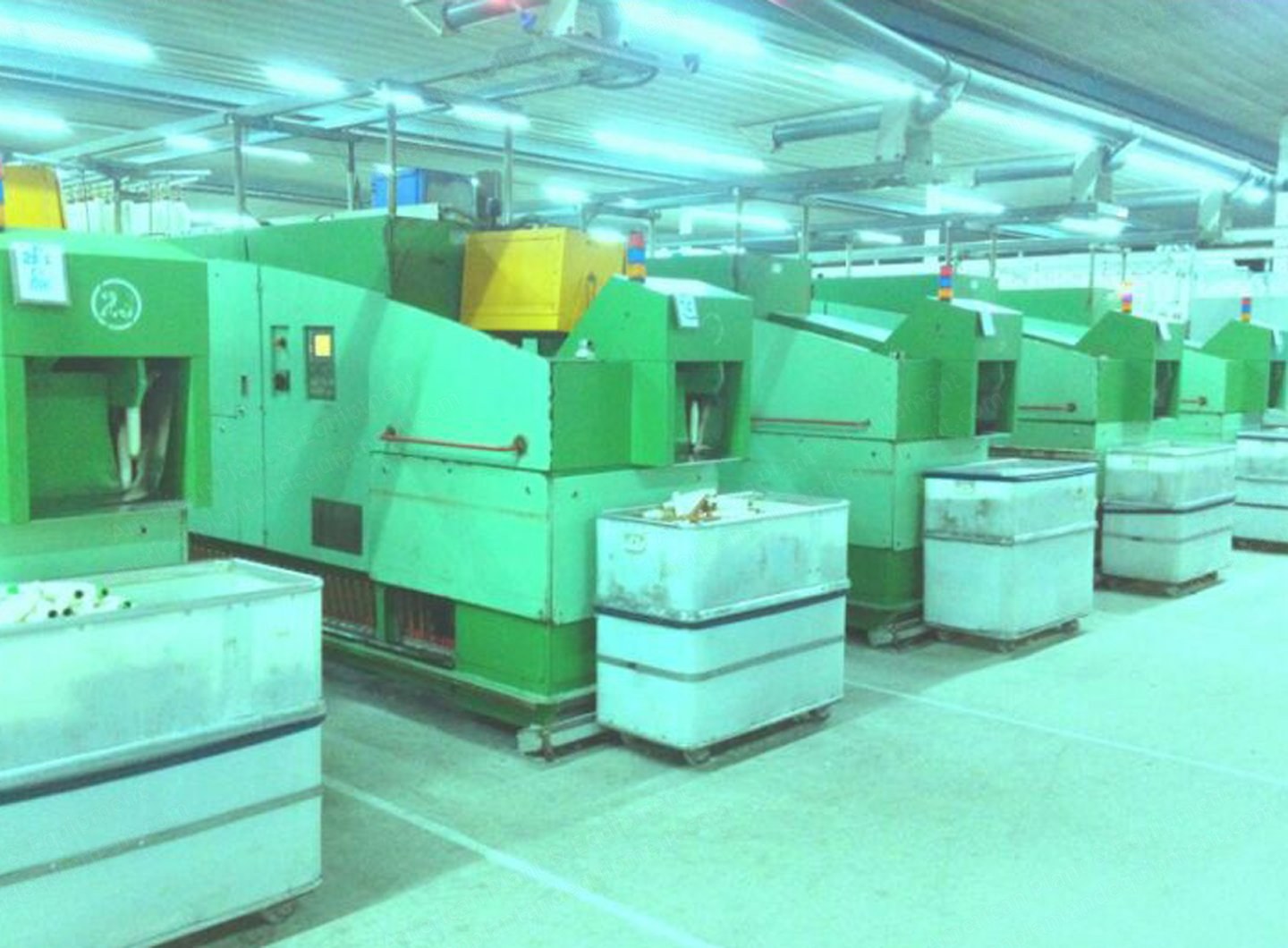 Rieter, K44+, 2006, Compact Ring Spinning Frame, 1200 Spindles, 70mm Gauge, Automatic Doffing