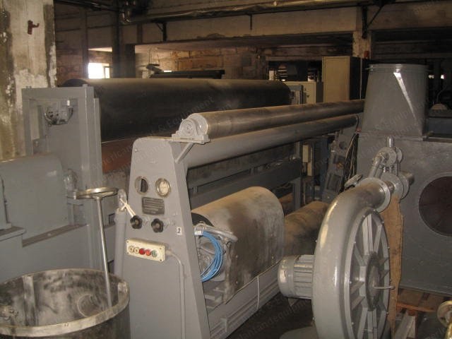Osthoff Singeing Machine, 2800mm, with Ramisch Kleinewefers Washing Box and Impregnation Padder