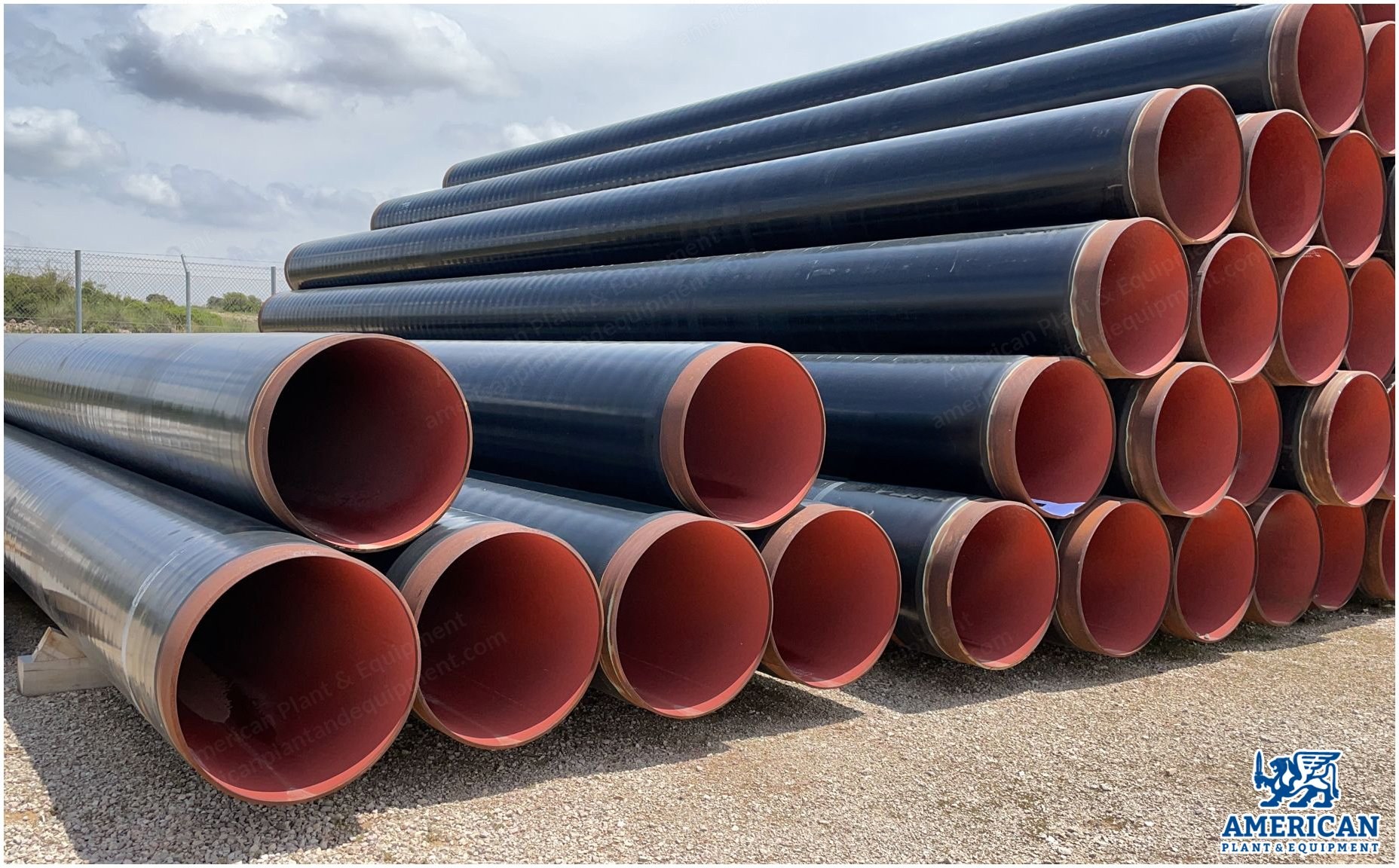Gas Line Pipes, 12000 Tons, 4" to 36" Diameter, 13.5m to 15m Length