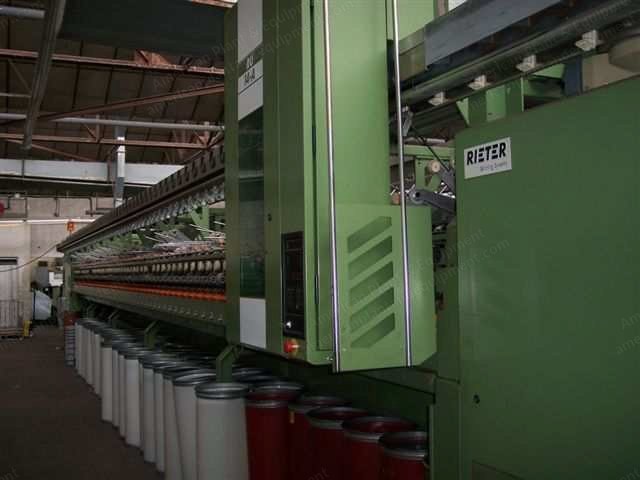 Rieter, RU14A, 1993, 120 Spinning Heads, 65mm Rotor Diameter, 2 Automats, 1 Doffer