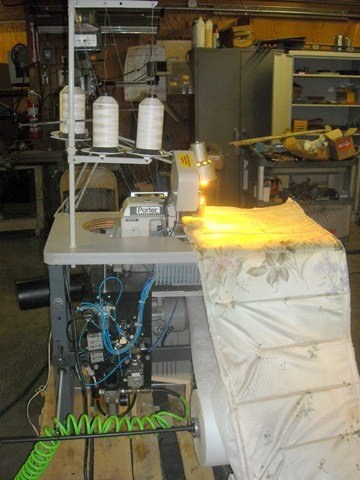 Porter, Model 4000, Serger Flanger, with Table and Motor, Needle Positioner