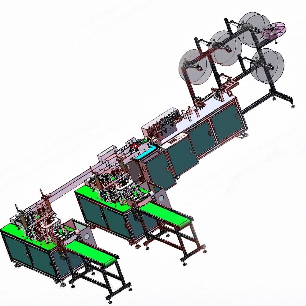 NovaStar, FM112, Fully Automatic Mask Machine, 80 to 120 pcs/min, 220V, 8.5 kW