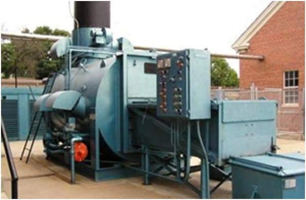 Thermal Reduction, TR20, Gas-Fired Waste Incinerator, 625 lbs/hr Capacity, Ram Feed