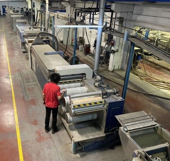 Plasco, JC-MNP75, 2008, 75mm Extruder, 240 Winding Positions, Working Width 200mm