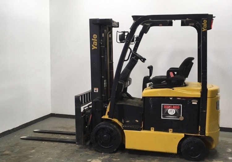 Yale, ERC060VG, 2011, 6000 lbs Capacity, 2-Stage Mast, Sideshifting Fork Positioner, 36V