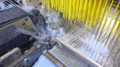 Somet, Master 93 / Thema 11, 1989-1994, Rapier Looms, 3400mm, 8 Colors, Schleicher Jacquard