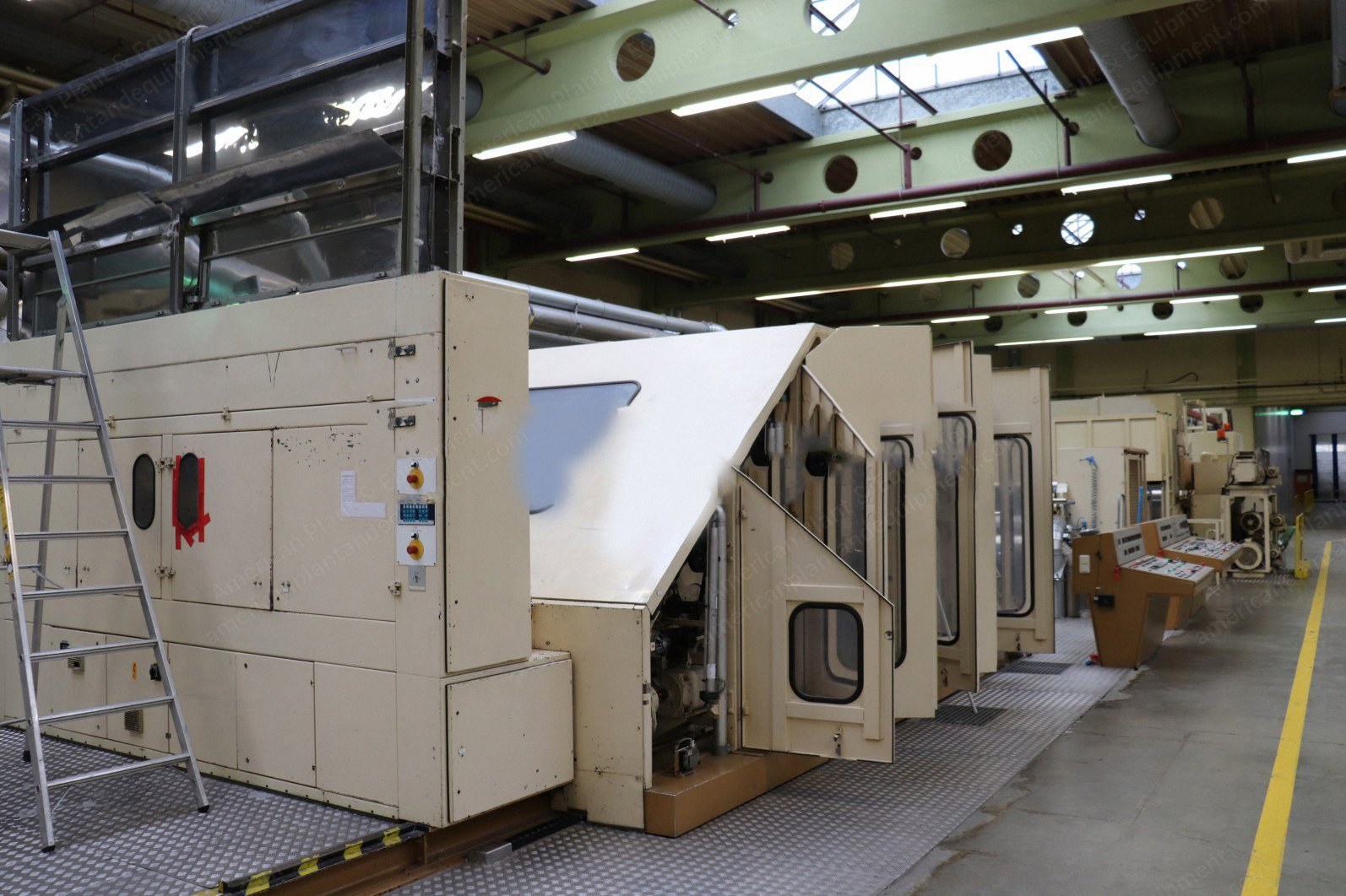 Hergeth/Ramisch/Edelmann, Thermobond Line, 1990, 4000mm Width, 1000 kg/hr Capacity