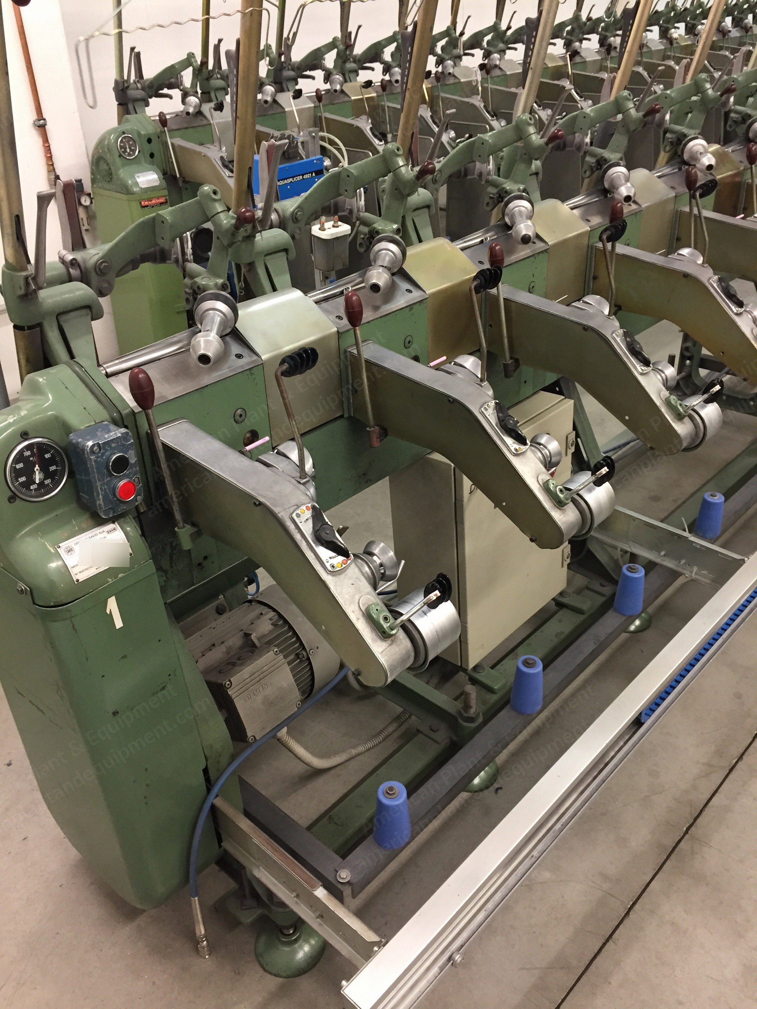 Savio, DPS, Hank to Cone Winder, 30 Positions, 6" Traverse