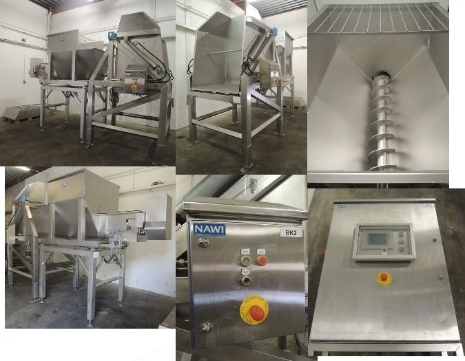 Nawi, 23653 & 23652, 2010, Product Bunker, 1000kg Lifting Capacity, 300mm Screw Diameter, 4500x2300x3300mm