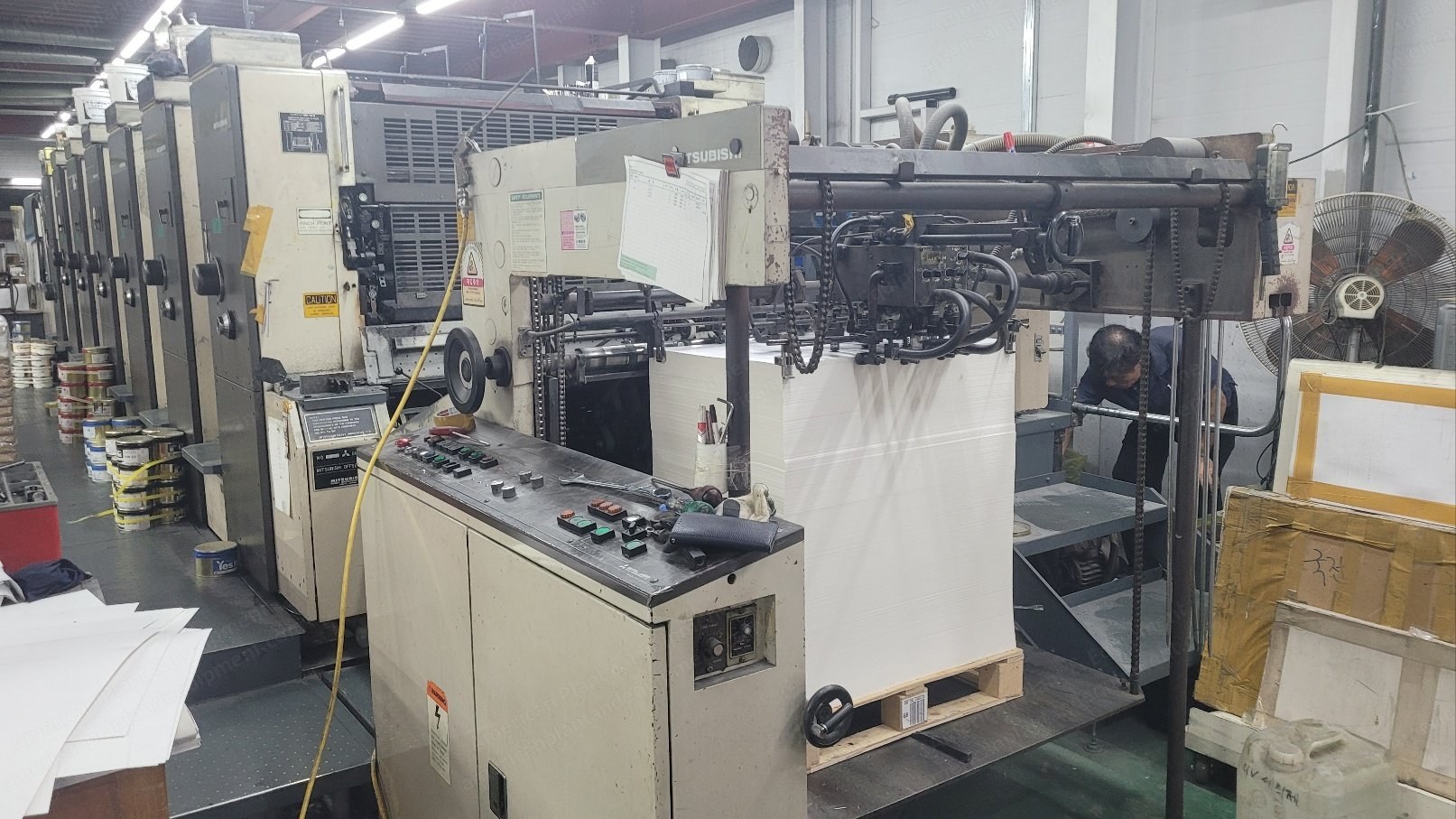 Mitsubishi, 3F6 TCED, 1993, 1020x720mm, 6 Colors, Tower Coater
