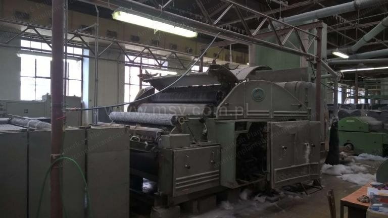 Befama, CU 311 5W 35, 1982, Carding Line, Working Width 950 to 4000mm, Input Feeder 2200mm