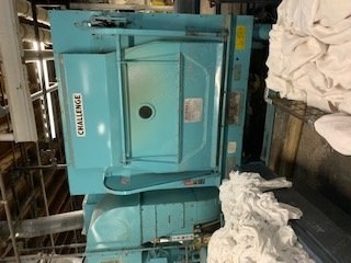 Challenge, Pacesetter, 450 Lb Capacity, Gas Fired, Pass Through, 2-Way Tilt, Lint Filter