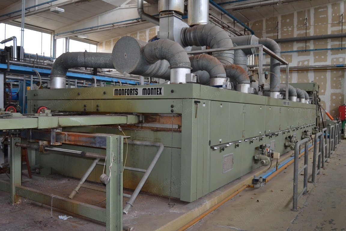 Monforts, Montex, 1992, 2200mm Working Width, 4 Chambers, Gas Heated