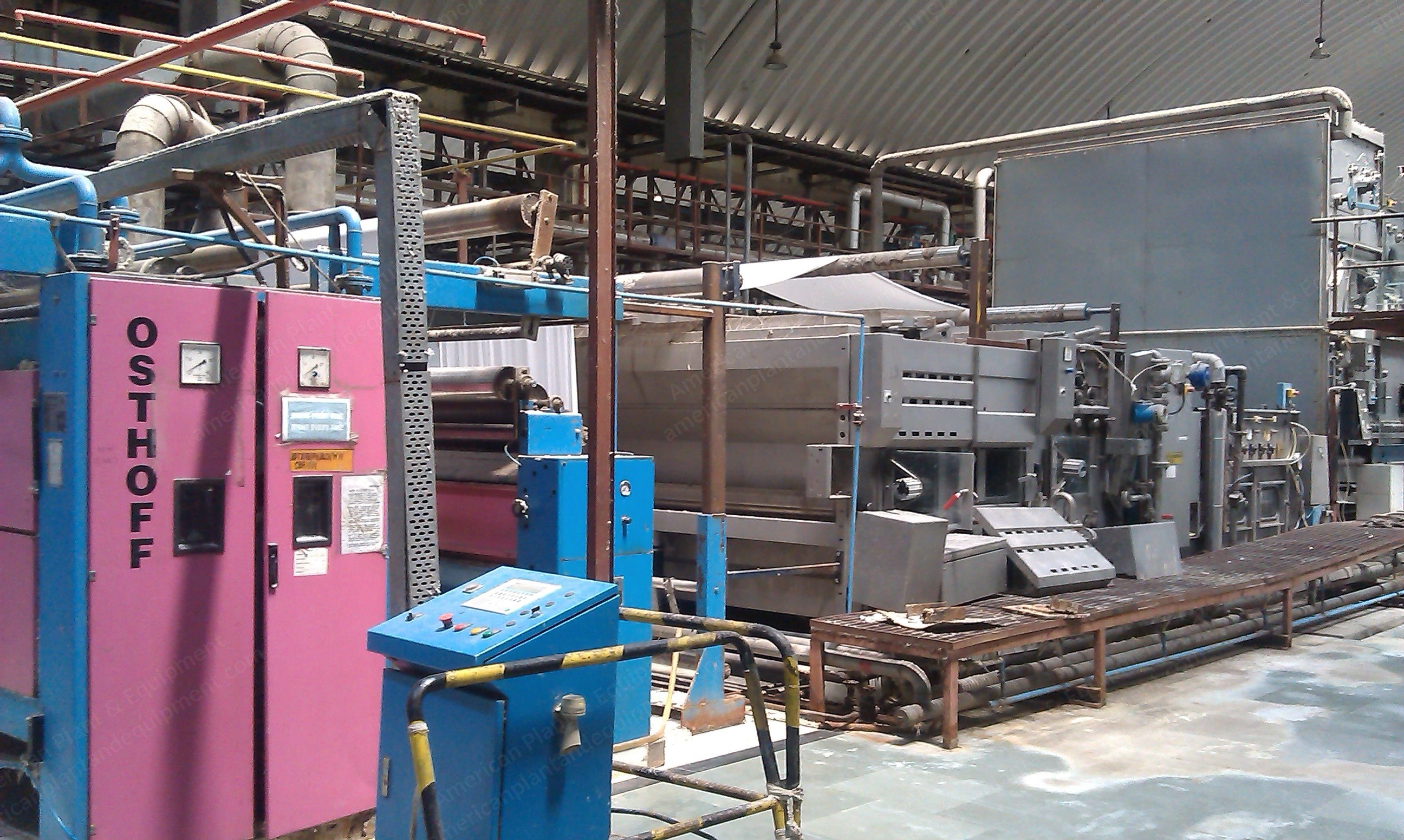 Benninger, CBR, 2008, Continuous Bleaching Range, Working Width 3000mm, 14 Washer Compartments, 30 Cylinders