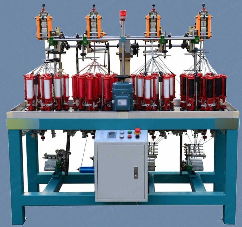 NovaStar, BE163, Elastic Braiding Machine and Automatic Winding Machine, 90mm Horn Gear, 17 to 25 Spindles