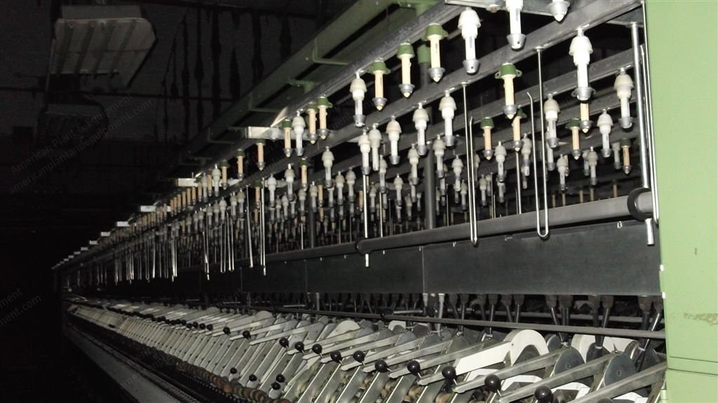 Zinser, 319.L & 421.E, 1989-1992, Worsted Spinning Frames, 400 Spindles, 52mm Ring Dia, 82.5mm Gauge