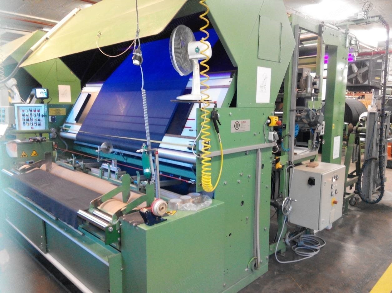 M-Tec, MMS, 2002, Inspection Machine, 2000mm Cloth Width, Zentrumwickler, Dancer Inlet