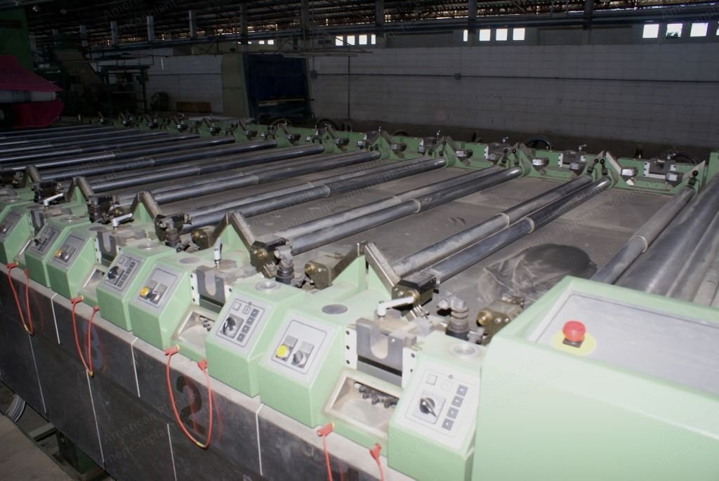 Zimmer, RSDM-2-360/564, 1999, Rotary Screen Printing Machine, 1850mm Width, 12 Colors, 4 Section Steam Dryer