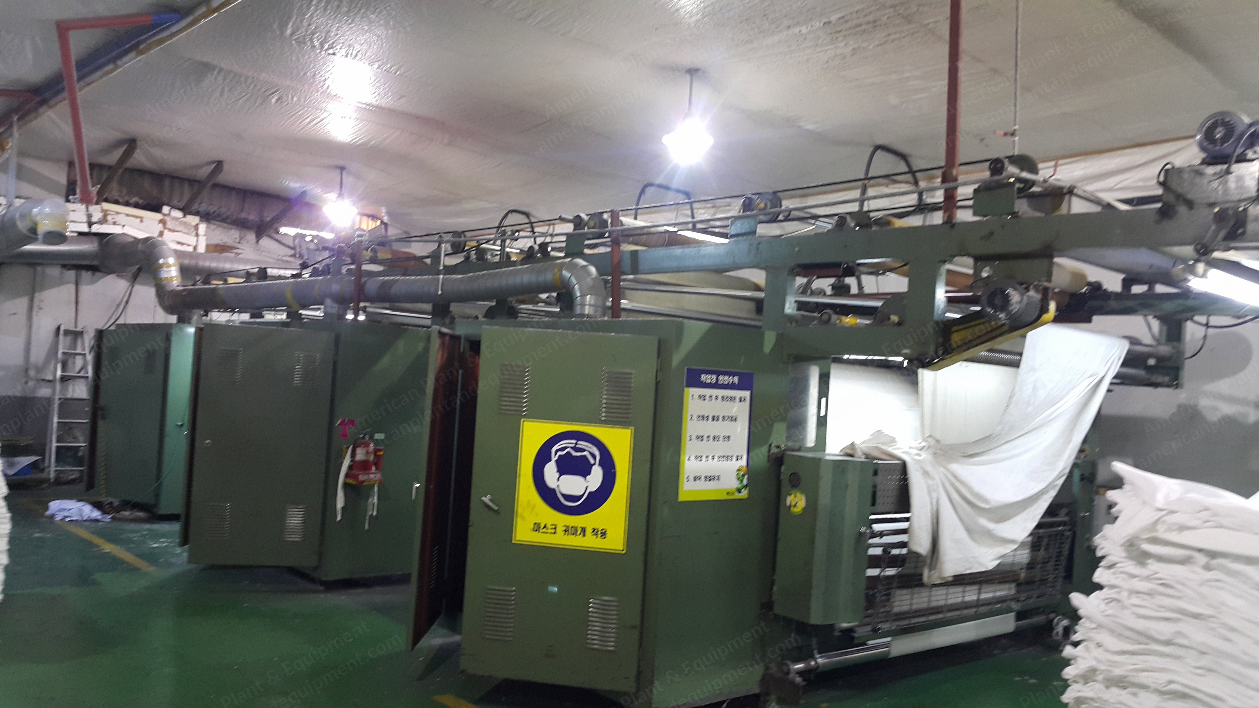 Hyup Sung Raising Machine, 2200mm, 36 Rolls, Reconditioned