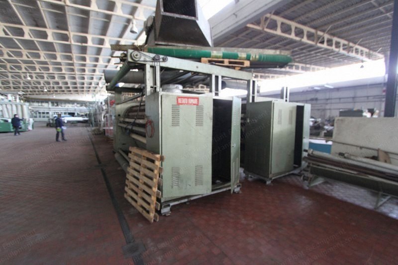 Mario Crosta, MC/50, 1980, Raising Machine, 3400mm Wire Width, 32 Raising Rollers