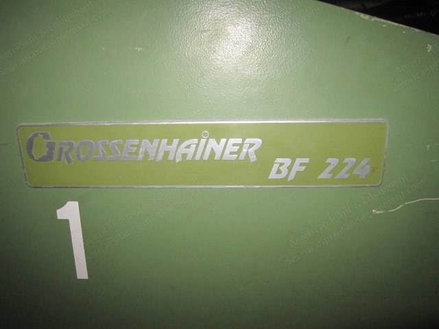 Grossenheiner, BF 224, 120 Spindles, 224mm Gauge, with Doffer
