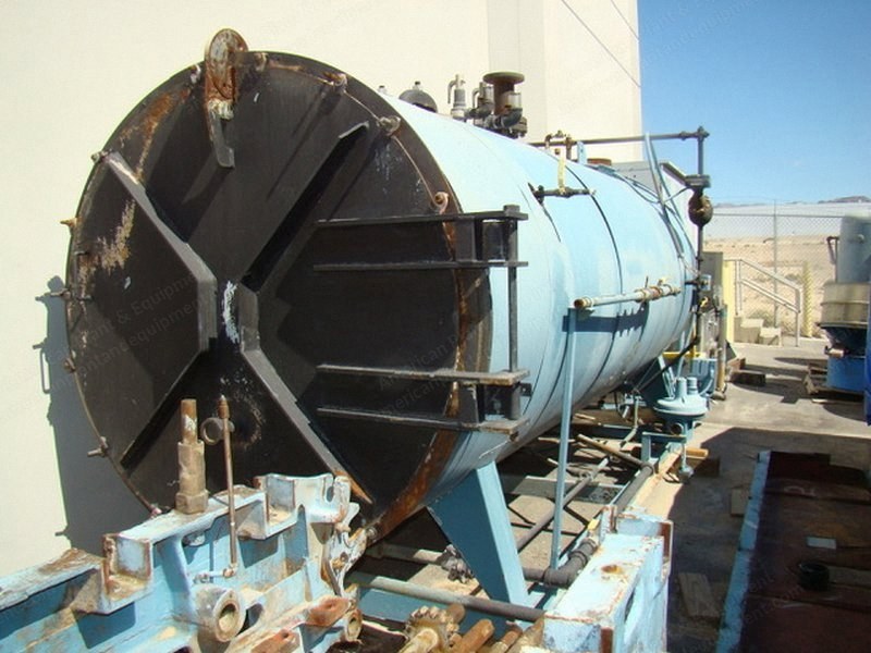 Industrial Boiler, 150 HP, 150 PSI, Natural Gas Fired, 2 Pass