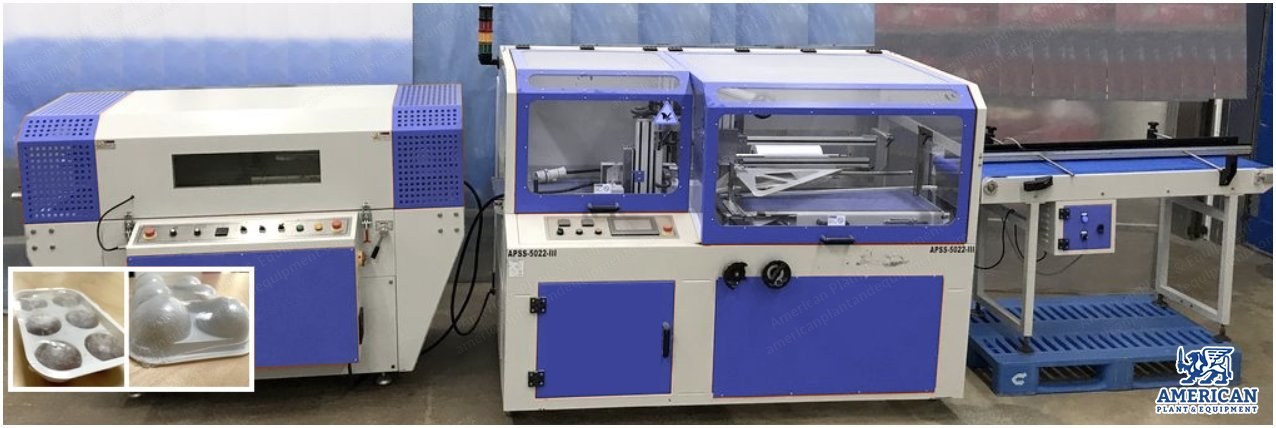 TBS Pack, Packaging Line, 2020, 500mm Belt Width, SWS 5020 Foil Welder, STA-45 30 Shrink Tunnel