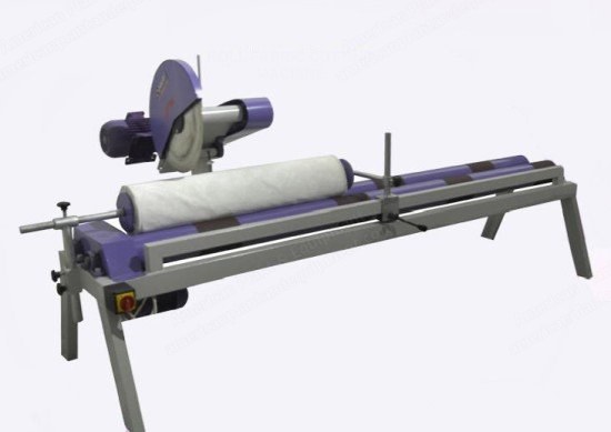 Lidem, ME/3 Ref. T5, Manual Roll Cutting/Slitting Machine, 3000mm Width, 280mm Max Diameter, 500mm Blade