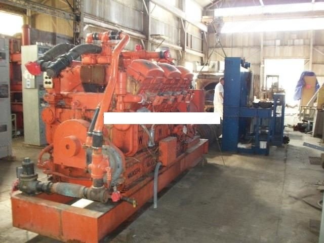 Waukesha Gas Generator, 400kW, 480V, 1200 RPM, Natural Gas