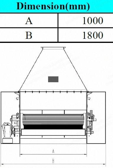 NovaStar, FP226, Pre-Opener Machine, Working Width 1000mm, Capacity 500kg/h