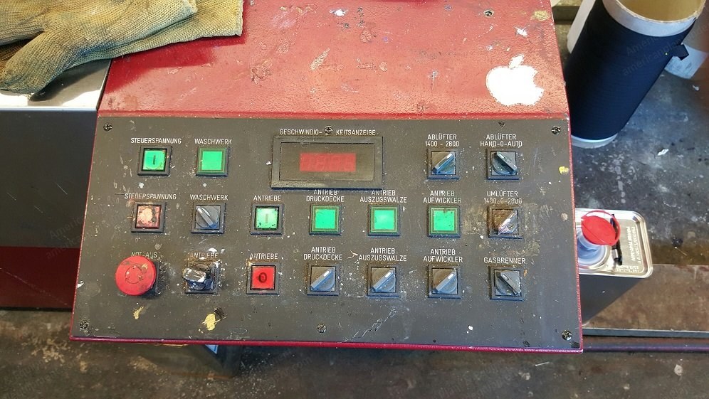 Stork, 1996, 280mm Width, 6 Colors, Screen Printer for Narrow Fabrics