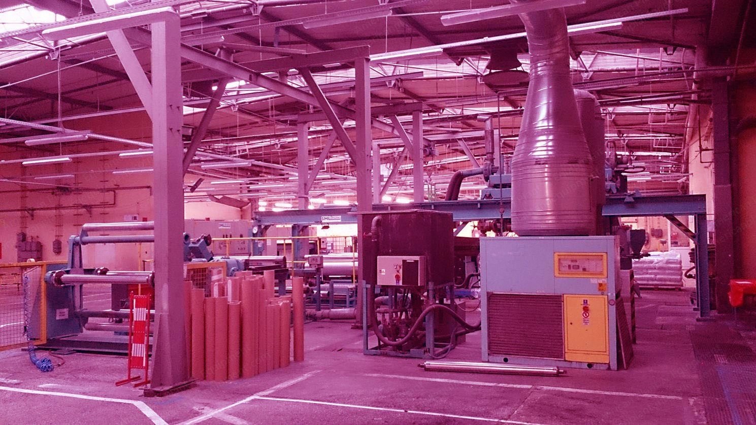SML Lenzing, Coating Line, Working Width 1500mm, Line Speed 60 m/min