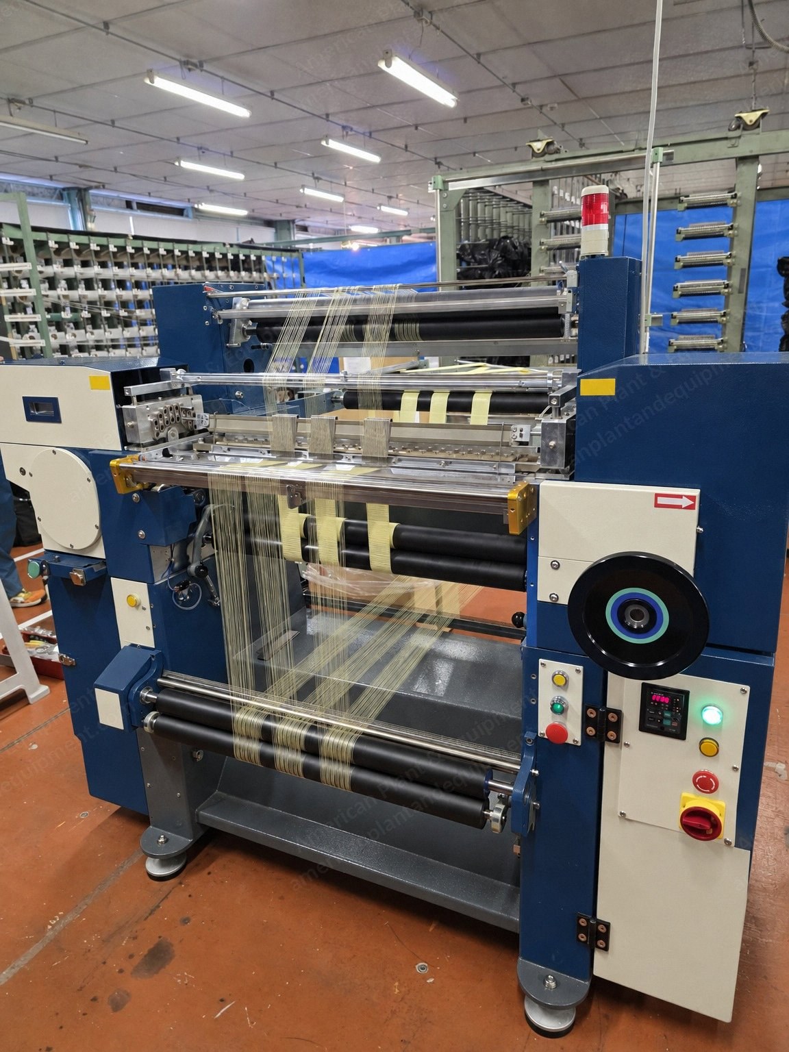 NovaStar, NF196, Compound Needle Crochet Knitting Machine, 28 Inches Working Width, 12 Gauge, 2 Weft Bars