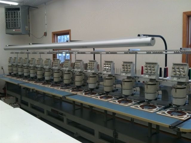 Barudan, 15 Head, 9 Needle Embroidery Machines